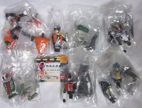 H.G.C.O.R.E. Masked MASKED RIDER (three variations of the rider Man) including the rider Man of the hook arm (Kamen Rider V3, Rider Man: hook arm, Den-O: Sword form, Den-O: cancer form, Zeronosu: Al tile form, Zarigana) 