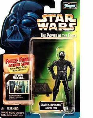 Star Wars: Power of the Force Freeze Frame Death Star Droid action figure doll toy (parallel import) 