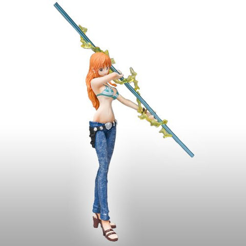 ONEPIECE Piece Super Modeling Soul straw Crew fierce fight! Fishman Island Battle Nami figure separately Bandai 